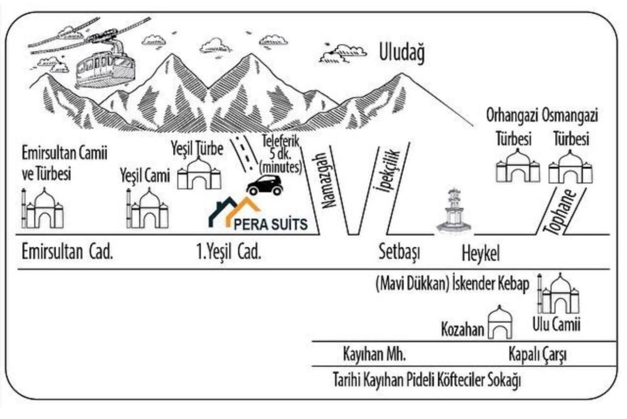 Pera Pansiyon Bursa Ngoại thất bức ảnh